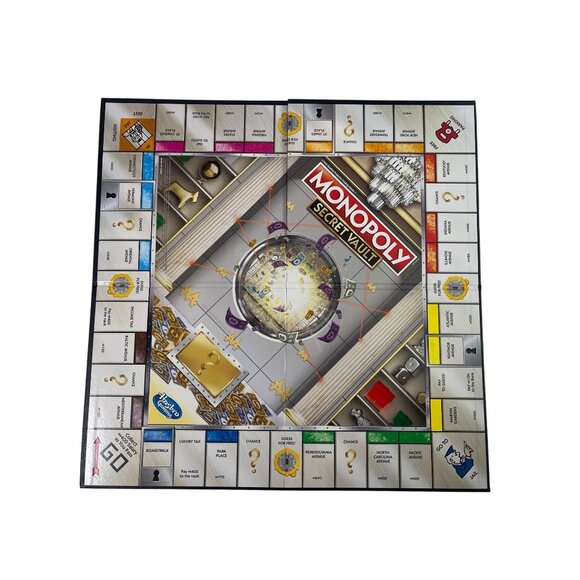 Monopoly Secret Vault Game Board Only Replacement Part Hasbro - Picture 1 of 7